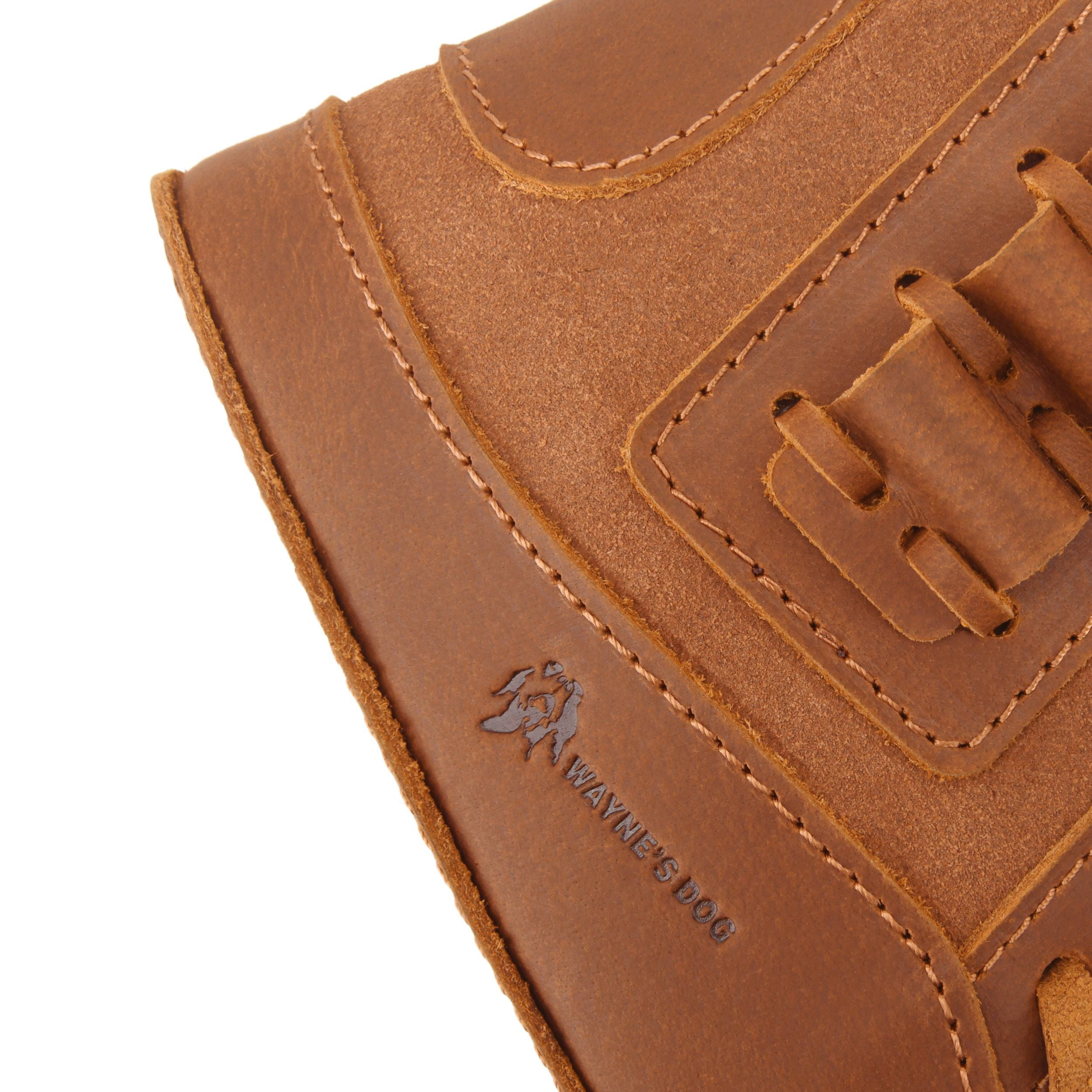 WAYNE'S DOG Leather Rifle Cheek Rest Pad Buttstock Gun Cover .357 .30/30 Hunting Shooting
