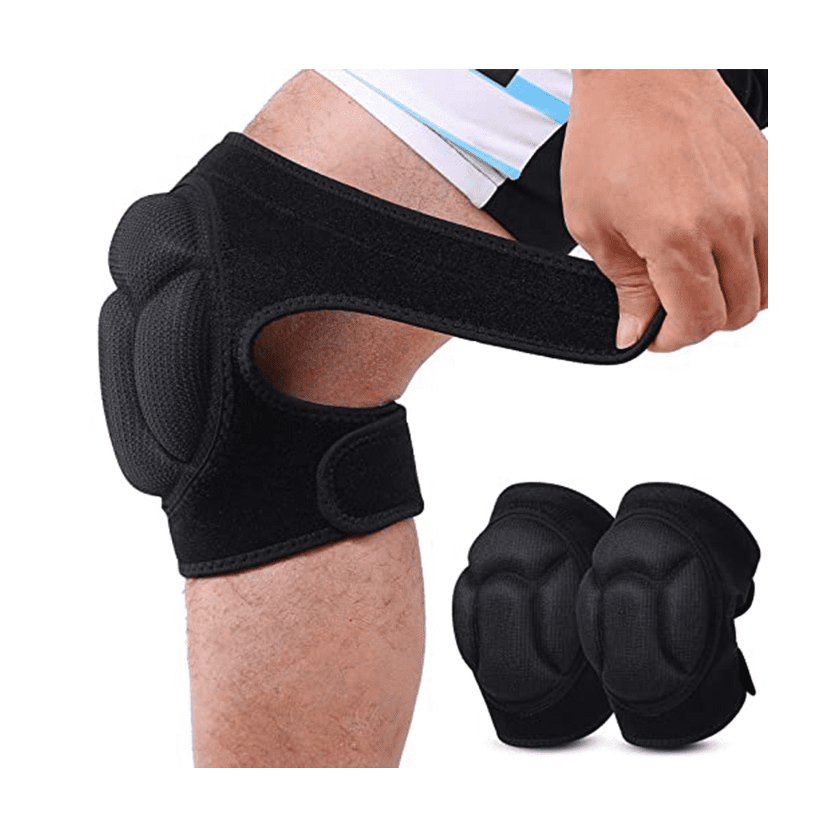 Men/Women Knee Pads for Gardening, Cleaning, Construction Work, Flooring, Volleyball, Anti-Slip Collision 1 Pair