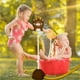 thumbnail image 4 of Aire soplante infantil, juguete exterior, alta presión, asiento inflable, juguetes de verano, agua fresca, portátil fácil de usar, metal resistente, base de madera, diseño de 2 niveles, para, 4 of 8