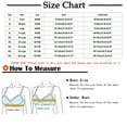 thumbnail image 3 of fheaev 4Pc Front Closure Bras For Women Plus Size Post Surgery Brassiere Full Coverage No Underwire Comfort Wireless Snap Closing Everyday Bra Front Button Bras Front Buckle Corset Bra, 3 of 3