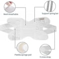 thumbnail image 3 of Knee Brace With Side Stabilizers For Meniscal Tear Knee Pain Acl Mcl Arthritis Injuries Recovery, Breathable Adjustable Knee Support-white, 3 of 5