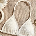 thumbnail image 7 of LIIPEE Girls Swimsuit Sets Casual Summer Solid Color Texture Halter Neck Adjustable Strap Bikini Tops Shorts Skirt 3 Piece Set Children Kids Fashion Backless Beach Cute Swimsuits,White,10-11 Years, 7 of 7