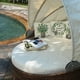 thumbnail image 4 of Fundas para cojines al aire libre 45 x 45 cm Funda de almohada de lino decorativa impermeable Flor Hojas verdes Funda de almohada para camión para sala de estar Sofá Patio Garde ER, 4 of 5