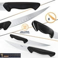 thumbnail image 2 of TITAN FORGE - Fillet Knife - 6" - Pro Series Knives - 7CR17MOV High-Carbon steel - Full Tang - NSF Certified, 2 of 7