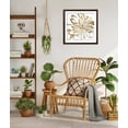 thumbnail image 3 of Art.com Golden Gilt Bloom I Art Print by Annie Warren, Brown Frame Wall Art, 38" x 38", 3 of 4