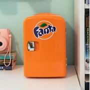 Coca-Cola Fanta 4L Cooler/Warmer 12V DC 110V AC Mini Fridge, Orange