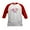 Red/White, variant on CafePress - Peppa Pig: Happy Baby Kids Baseball T Shirt - Kids Cotton Baseball Jersey, 3/4 Sleeve Shirt