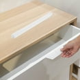 thumbnail image 2 of White Plastic Drawer Slides Heavy Duty Two Section Rail for Home Use with 8Pcs, 2 of 8