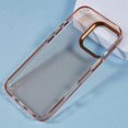 thumbnail image 5 of For iPhone 16 Pro Max Case TPU PC Phone Back Cover Lens Frame Rhinestone Decorated - Transparent Pin, 5 of 5