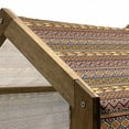 thumbnail image 4 of African Pet House, Motifs from the Dark Continent Diamond Shape Zig Zag and Triangles Culture, Outdoor & Indoor Portable Dog Kennel with Pillow and Cover, 5 Sizes, Multicolor, by Ambesonne, 4 of 4