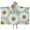 Light Blue Daisy, variant on Lightpink Daisy Flower Purple Blooms Pattern Hooded Bath Towel,50"x30" for Ages 3 To 12 Kids, Quick Dry Lightweight Soft Microfiber Hood Beach Towel Cover Up for Kids
