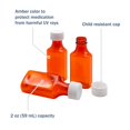 thumbnail image 4 of Frascos de medicina líquida Ezy Dose Amber Ovalados de 60 ml (caja de 132), 4 of 5