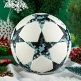 thumbnail image 2 of Fútbol MYOKIA, cuero nuevo aplicado a mano sin costuras, fútbol estándar n.º 5, peso oficial del juego, inflado para patear fútbol hermoso, duradero y duradero, 2 of 3