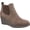 Brown/Nubuck/Leather, variant on Womens Percy Slip On Wedge Boots Green 6.5 Medium (B,M)
