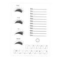 thumbnail image 4 of CRILSTYLEO Eyelash Display Board Acrylic Transparent For Makeup Artist Professionals 1Pack 8.3x5.8in, 4 of 8