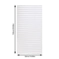 thumbnail image 2 of Dsscvnef Window Privacy Film Frosted Glass Sticker Non Static Cling Removable Opaque Covering for Bathroom Home Decoration Blinds Pattern 591x157 Inch, 2 of 3
