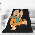 thumbnail image 1 of Mantas supersuaves de Los Picapiedra para adultos, manta ligera y lavable para sofá, cama, oficina, mantas de felpa cálidas para todas las estaciones, manta de microfibra ultra suave, 1 of 8