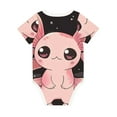 thumbnail image 6 of Rocae Cute Axolotl Sakura Blossoms B for Baby Cotton Short-Sleeve Bodysuits for Unisex Onesies Bodysuit-3 Months, 6 of 7