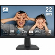 MSI Pro MP225 22 Class Full HD LCD Monitor - 16:9 - Black - 21.5 Viewable - In-plane Switching (IPS) Technology - 1920 x 1080 - 16.7 Million Colors - Adaptive Sync - 250 Nit - 1 ms - 100 Hz Refre...