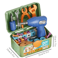 thumbnail image 4 of BUTOMKY 124Pcs Kids Pretend Play Tool Set, STEM Construction Building Kit with Toy Drill & Storage Toolbox, Educational Montessori Play Gift for Boys Birthday Girls Ages 3-8, 4 of 5