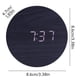 thumbnail image 3 of Fiudx Artículos en oferta con ofertas flash Reloj despertador de madera moderno y minimalista, reloj de madera con luz LED nocturna multifuncional, reloj inteligente creativo, reloj electrónico, 3 of 4