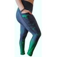 thumbnail image 2 of Women's Ankle Length Irish St. Patrick Legging with Pocket and No Roll Tummy Tucking Waistband by Astrid Underground, 2 of 4