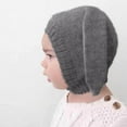 thumbnail image 4 of LpwkSSA Crochet Earflap Hats Cute Ears Beanie Cap Winter Warm Knit Caps for Toddlers Baby Girls and Boys (Gray,Free Size), 4 of 5
