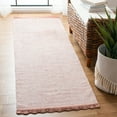 thumbnail image 2 of SAFAVIEH Montauk Sharlene Solid Braided Cotton Area Rug, Peach, 8' x 10', 2 of 7