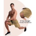 thumbnail image 3 of Pantalones cortos CANGHPGIN Running Athletic de 7 pulgadas de secado rápido con bolsillos, 2 unidades, 3 of 8