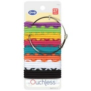 Goody Ouchless Hair Ties with Storage Ring, 27 Pack