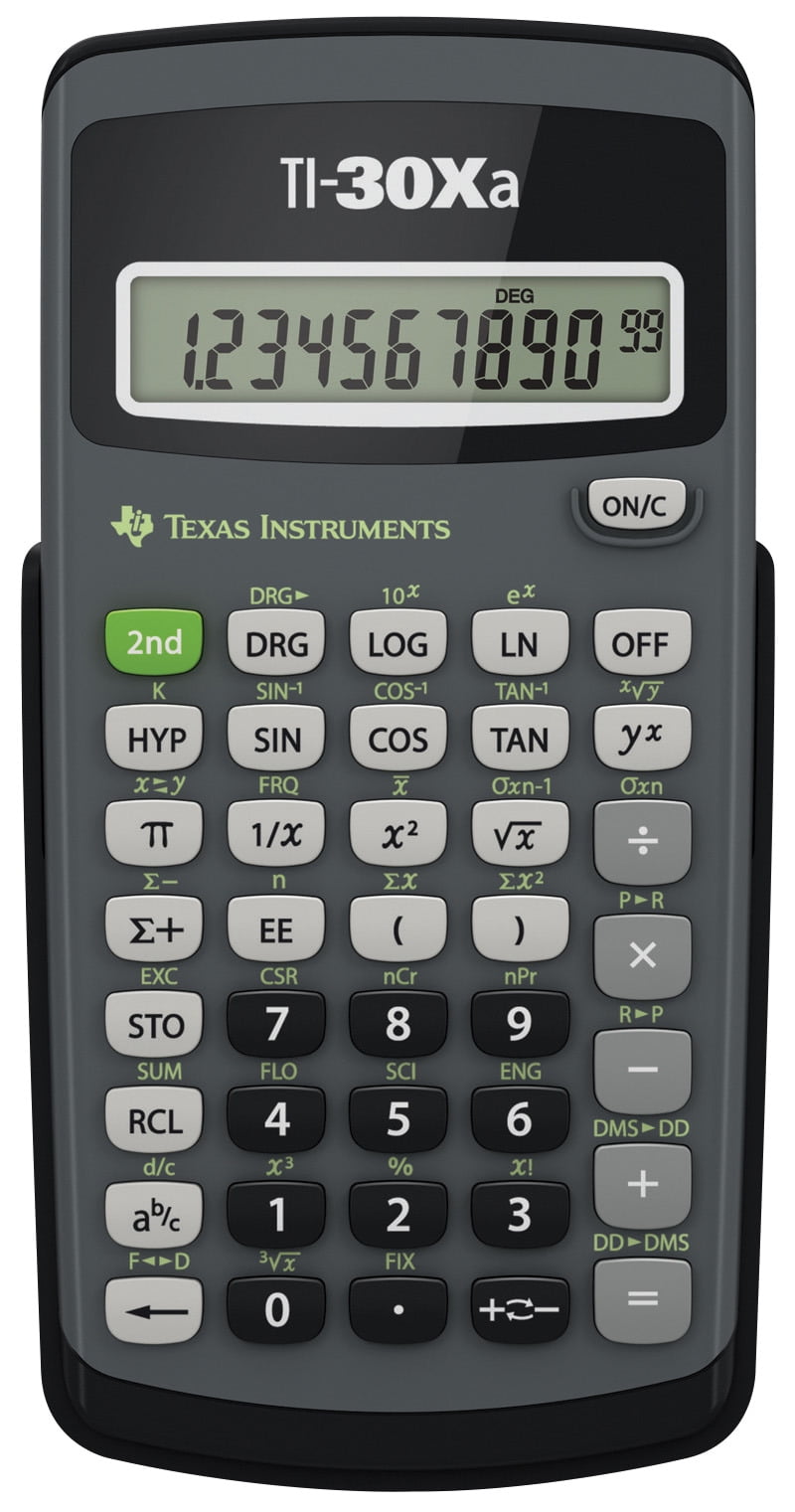 sudden threshold Graph Texas Instruments TI-30XA Student Scientific Calculator - Walmart.com