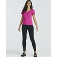 thumbnail image 6 of 5 Pack: Women's Soft Ribbed Short Sleeve V-Neck T-Shirt Casual Summer Tee Shirts, 6 of 6