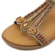 thumbnail image 3 of 【2230-3】Sandalias mujer correas elásticas versátiles y sandalias ligeras y cómodas (Beige 38), 3 of 9