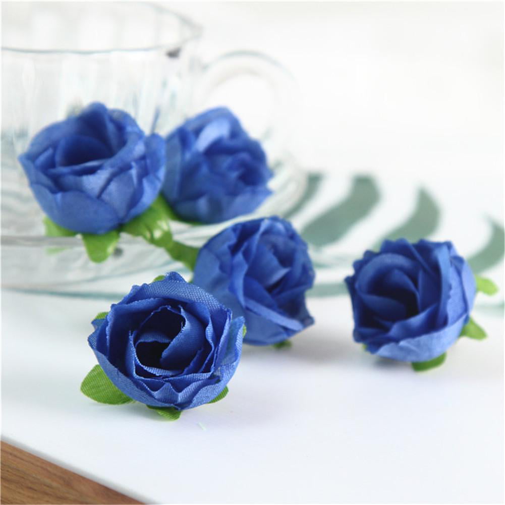 Simulation Silk Roses Flower Artificial Little Buds Wedding Decorated Fake Decor 