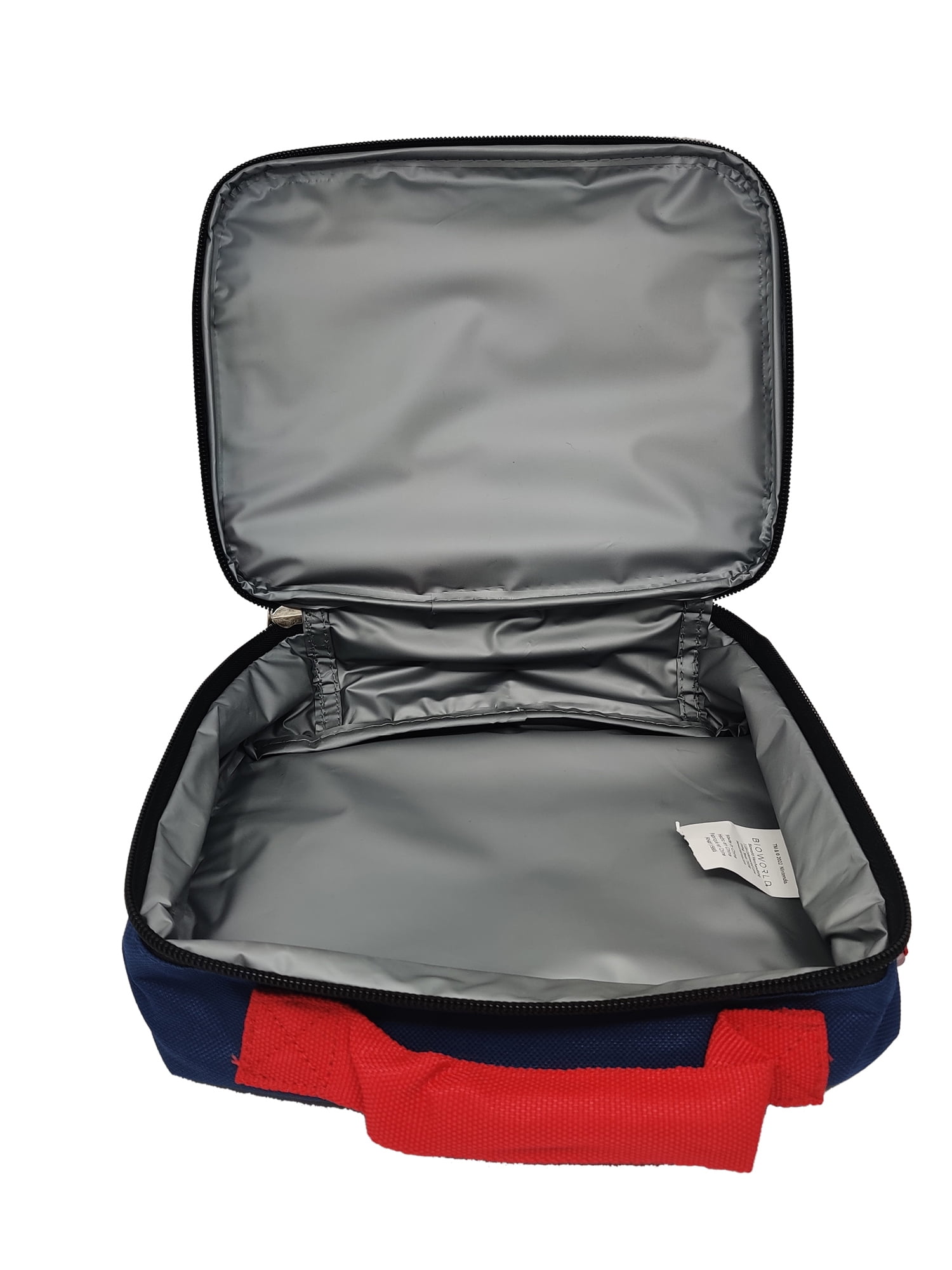Super Mario Unisex Navy Blue Backpack 16" & Detachable Insulated Lunch Bag
