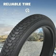 thumbnail image 3 of Meghna Fat Bike Tire Electric Bike Tire 26 x 3.0 inch Heavy Duty Anti-Slip Foldable Replacement All Terrains Tire 1 Pack with Inner Tube Tire Levers for E-Bike Snow Bike, 3 of 8
