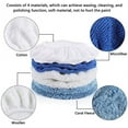 thumbnail image 4 of 8Pcs 7 to 8 Inches Car Polisher Bonnets Polishing Pad Buffer Waxing Wash Wool - 2 Pcs for Each, 4 of 8