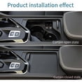 thumbnail image 3 of Center Console Water Cup Holder Sliding Roller Blind Shutter Cover for &Co 02/03, 3 of 5