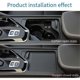 thumbnail image 3 of Center Console Water Cup Holder Sliding Roller Blind Shutter Cover for &Co 02/03, 3 of 5