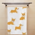 thumbnail image 4 of Soft Hand Fingertip Towels 2 Pcs Face Bath Towels Welsh Corgi Pets Absorbent Washcloths for Bathroom Hotel Kitchen 30x15in, 4 of 6