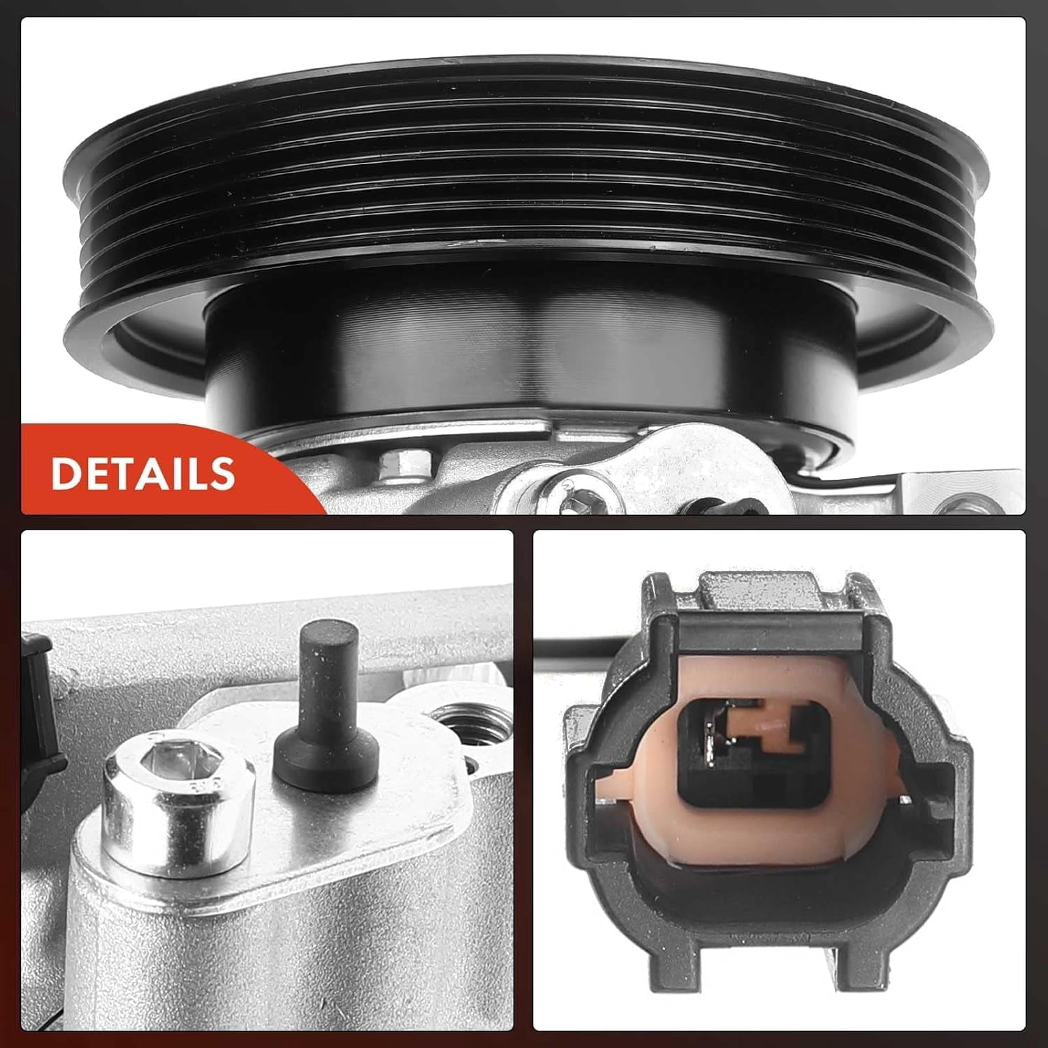 A-Premium AC Compressor with Clutch Compatible with Nissan Frontier 2001-2004 Xterra 2002-2004 V6 3.3L