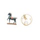 thumbnail image 5 of Escultura de bola de cristal de caballo de pie para escritorio, sala de estar, estantería, pasillo, chimenea, dormitorio, oficina, adorno decorativo F, 5 of 8