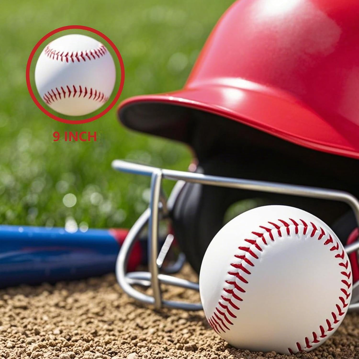 Baseballs Solid Cork Core, Unmarked Autographs Baseball for League Play, Pitching, Hitting, Batting, Fielding, Autograph, Gifts