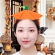 thumbnail image 4 of Diadema de Halloween con forma de calabaza, divertida y adorable, de color naranja, elástica, para el cabello. Estilo B, 4 of 8