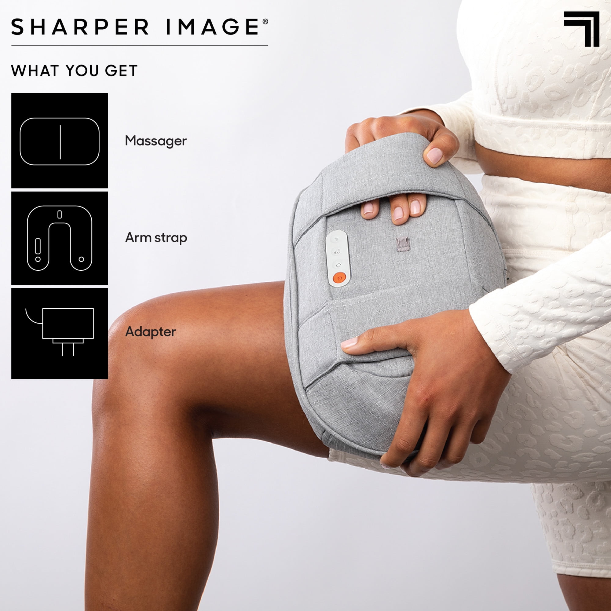 Sharper Image Realtouch Shiatsu Wireless Neck And Back Massager