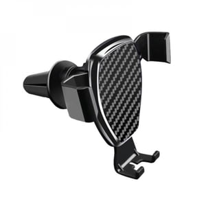 Support de téléphone de voiture Gravity dans la voiture Air Support de montage à vent Pas de support de téléphone mobile magnétique Accessoires Smartphone Argent