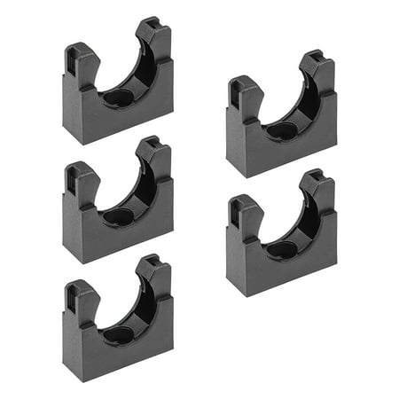 

Uxcell AD28.5 Plastic Corrugated Tube Holder Mounting Bracket Pipe Clamps 5 Pack
