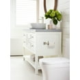 thumbnail image 3 of Amerock Revitalize Brushed Nickel Single Post Toilet Paper Holder, 3 of 8