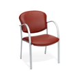 thumbnail image 1 of Scranton & Co OFM 414-VAM-603 Anti-Microbien / Anti-Bactérien Contrat Invité Chaise en Vinyle avec Design de Siège en Cascade et Bras Arrondis, Vin Rouge, 1 of 4