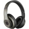 Beats Studio Wireless - Headphones with mic - full size - Bluetooth - wireless - active noise canceling - titanium